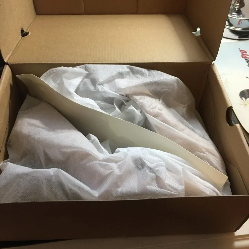 COUTGO Rhinestone Bow Champagne Satin Dress Shoes  🥂 NEW IN BOX!  🥂  Size 7.5 - Picture 11 of 12